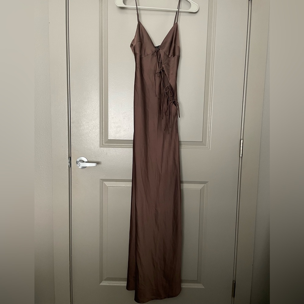 Lioness About A Girl brown maxi dress